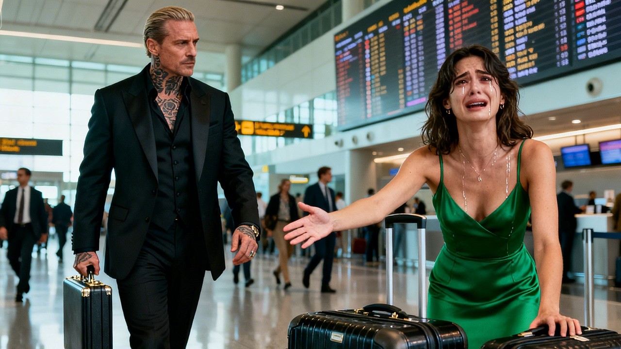AM FLUGHAFEN LIEẞ DER MAFIABOSS SEINE FRAU STEHEN — STUNDEN SPÄTER BEREUTE ER ES