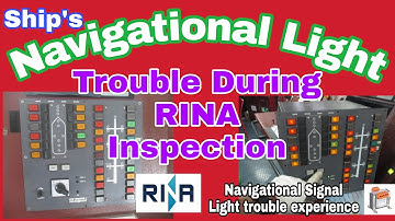 Navigational light #Trouble Experience on ship