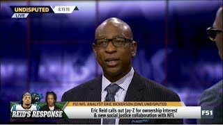UNDISPUTED | Eric Dickerson on: Eric Reid Blasts JAY-Z NFL Deal: