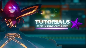 Fade in fade out text tutorial Alight Motion