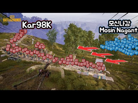 Kar98K 40vs 50 Mosin <strong>Nagant</strong> !!