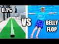 0.1% Trick Shot, or Fall in the Pool!