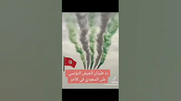 رد طيران الجيش التونسي على السعودية في الأخر 