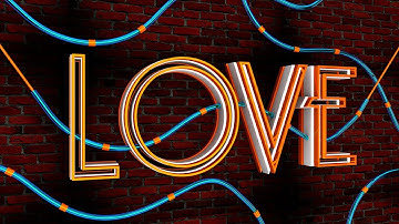 C4D Tutorial - Love Typography