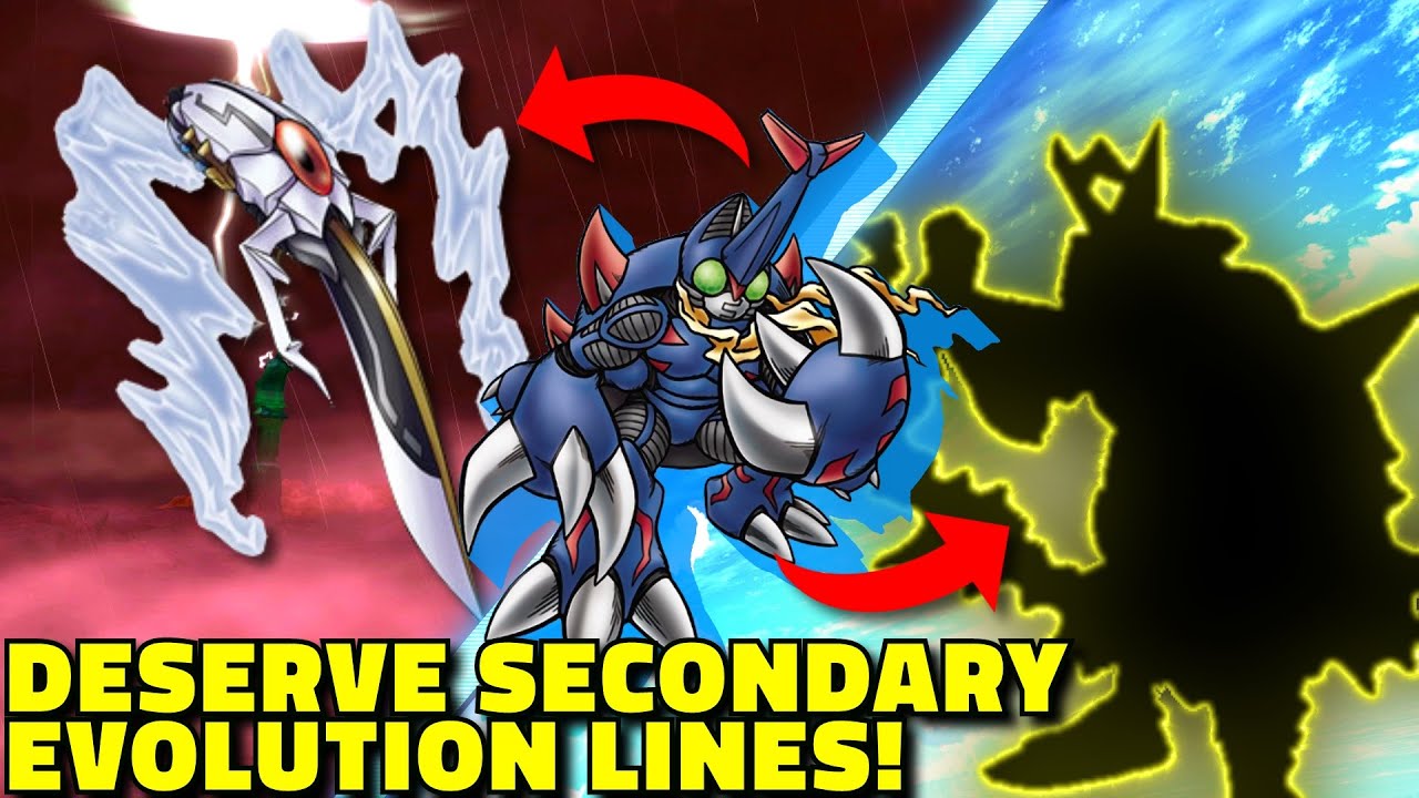 Top 10 Digimon Who Deserve SECONDARY Digivolution Lines!