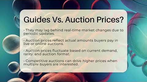Guides Vs. Auction Prices? - The Memorabilia Zone