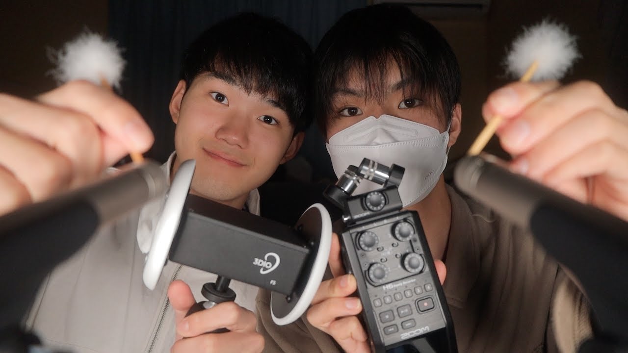 【ASMR】1時間以内に眠れる！！耳かき聞き比べ💤【SUB】Sleep Right Away💤Three different Mic for Ear Cleaning