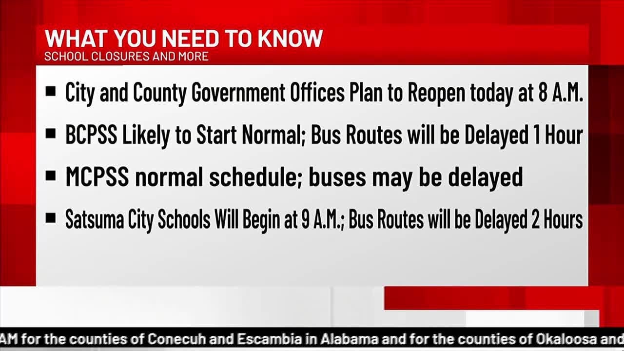 School closures and delays due to severe weather - YouTube