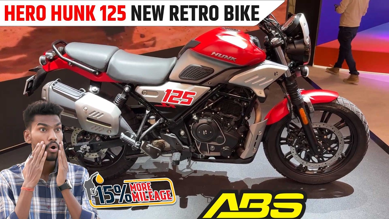New Retro Hunk 125 😱 Best Classic Style 125cc Bike | Hero Hunk 125 Retro Launch