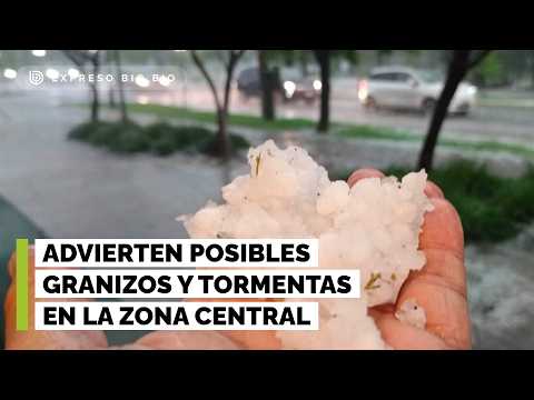 Possible hail and storms are expected during a new frontal system in the central region.