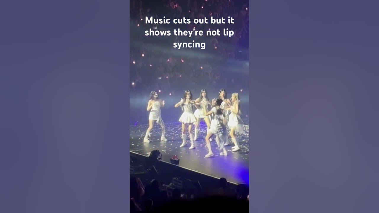 Music cuts out while performing i am but it goes to show they ive does not lip sync