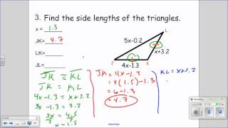 Geo: Unit 4 Day 1- Classify Triangles & Triangle Sum Theorem