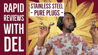 Stainless Steel - Pure Plugs by Njoy
