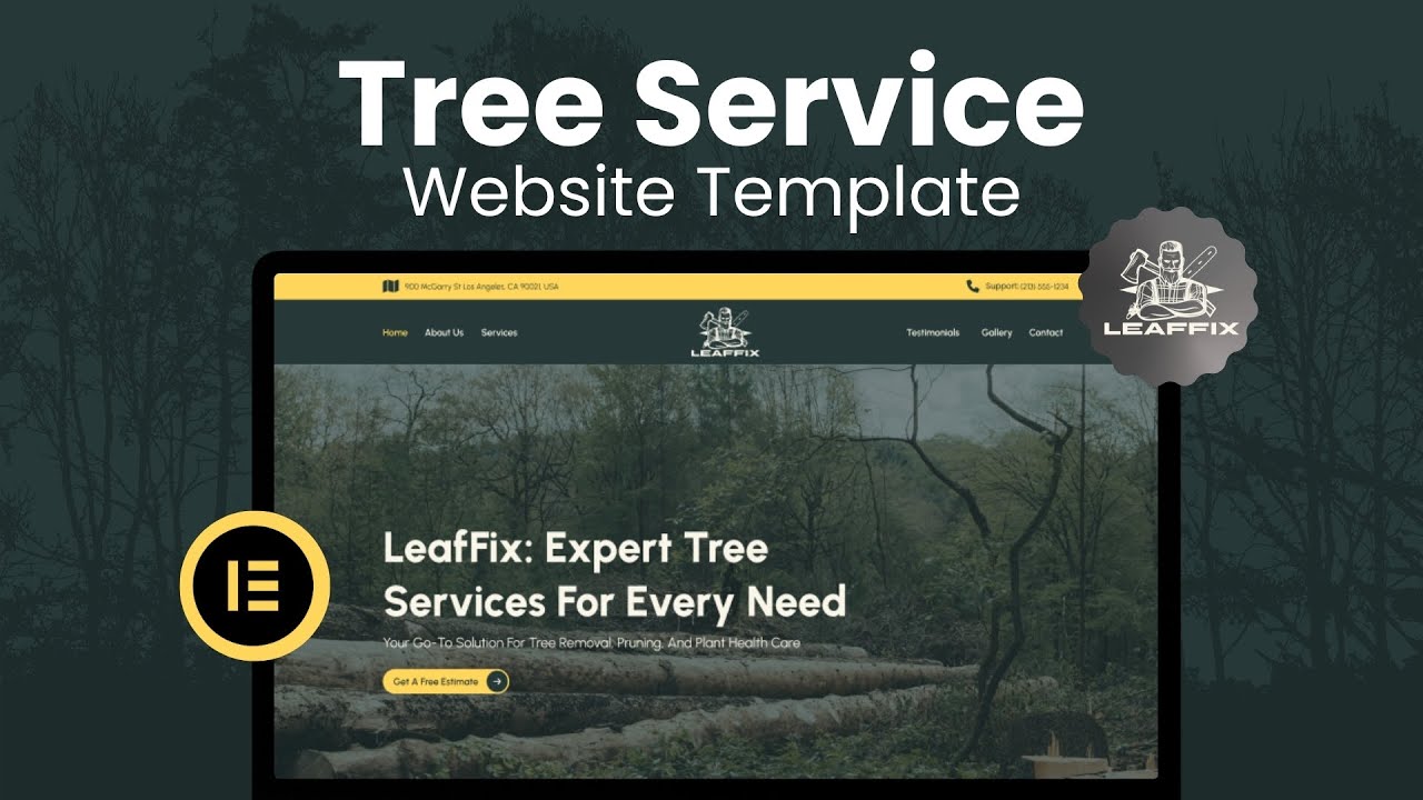 Premium Tree Service Framer Website Template by LeafFix | DesignToCodes