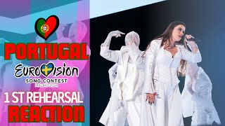 🎥 SNIPPET Reaction 🇵🇹 1st Rehearsal Iolanda - Grito | Portugal Eurovision 2024 (SUBTITLED)