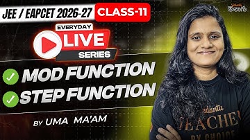 Functions Class 11 - MOD & STEP - Full Concept & Tricks - MPC - EAPCET / JEE 2026