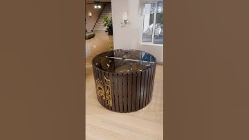 Save Space, Save Money: Round-to-Square Glass Table + Hidden Sofa Chairs | Transforming Furniture