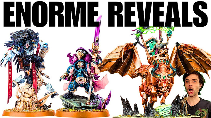 OMG DES NAINS DU CHAOS POUR AOS ! DES MARINES TROP STYLE POUR 40K ET POUR HORUS HERESY! TOW PLASTOC!