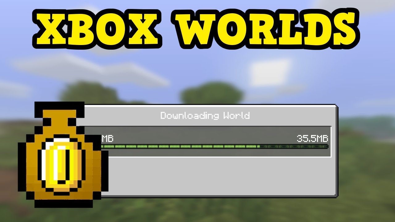 Transfering Minecraft XBOX Worlds To PE? ? YouTube