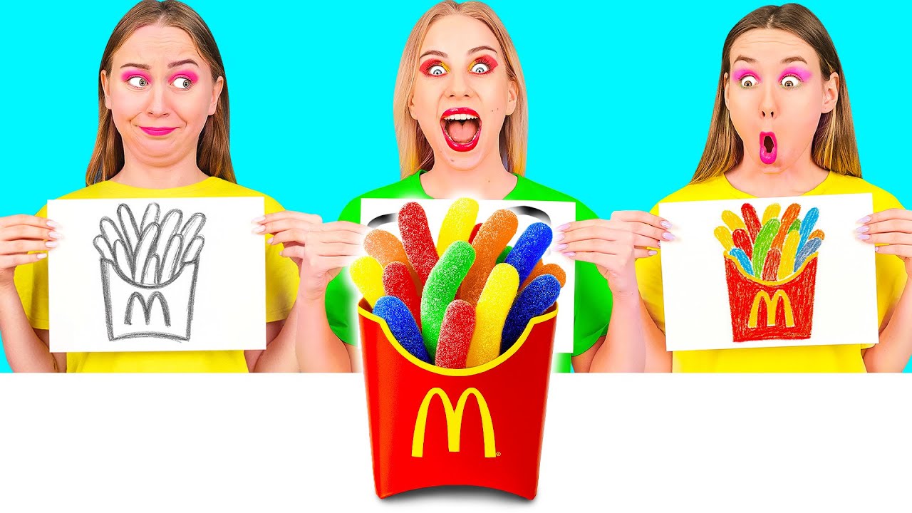 Кто Лучше Нарисует Предмет, Получит Его | Безумная Рисовальная Битва от BooBoom Challenge