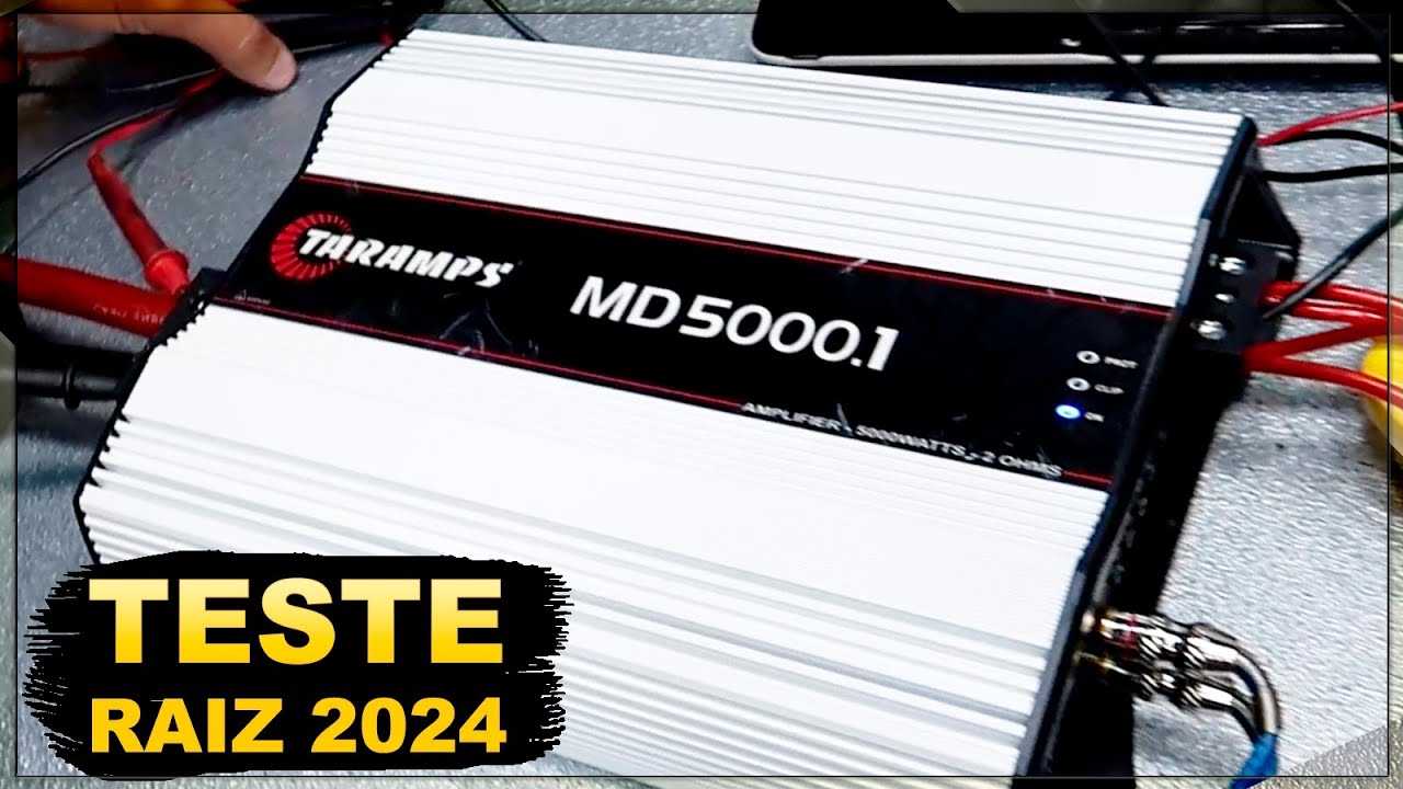 Taramps MD 5000 RMS 1 Canal - Review e Teste de Potência 2024