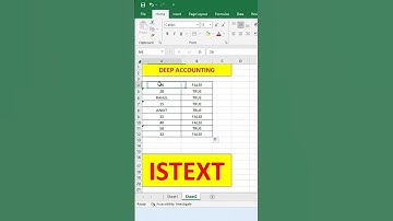 ISTEXT FORMULA #shorts #shortsvideo #excel #exceltips #viral #exceltricks