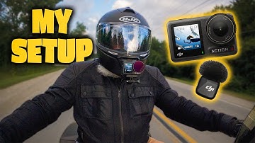 MotoVlog Setup 2025 // DJI Action 4 + Mic Mini