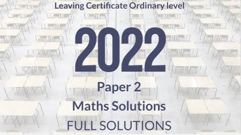 LEAVING CERTIFICATE ORDINARY LEVEL PAPER 2 QUESTION 1 COORDINATE GEOMETRY