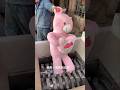 Shredder Machine vs Pink Teddy Bear 🧸 #shredding #automobile #epicmachines #shredded #dtvshredder