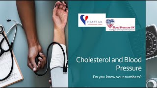 Blood pressure and  cholesterol