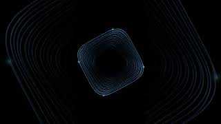 Rounded Diamond Light Flow | Abstract Visual Loop