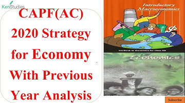 CAPF(AC) 2020 Strategy for Economy and Previous Year Analysis