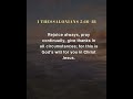 1 Thessalonians 5:16-18