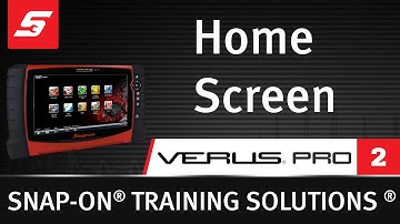 Home Screen : VERUS® PRO (Pt. 2/10) | Snap-on Training Solutions®