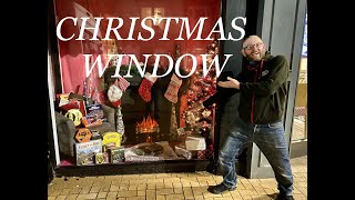 How We Made Our Christmas Window Display | Step By Step | Family Made Shop Window For Christmas