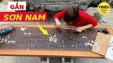 Bí Quyết Giúp Tranh Khảm Ốc Bền Mãi Với Thời Gian Bằng SƠN NAM | Triệu Khảm Trai Triệu Khảm Trai
