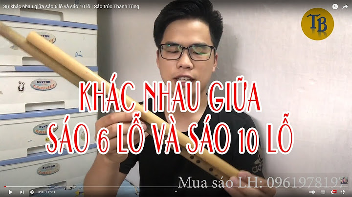 Sáo có các lỗ thổi gần nhau là sáo gì