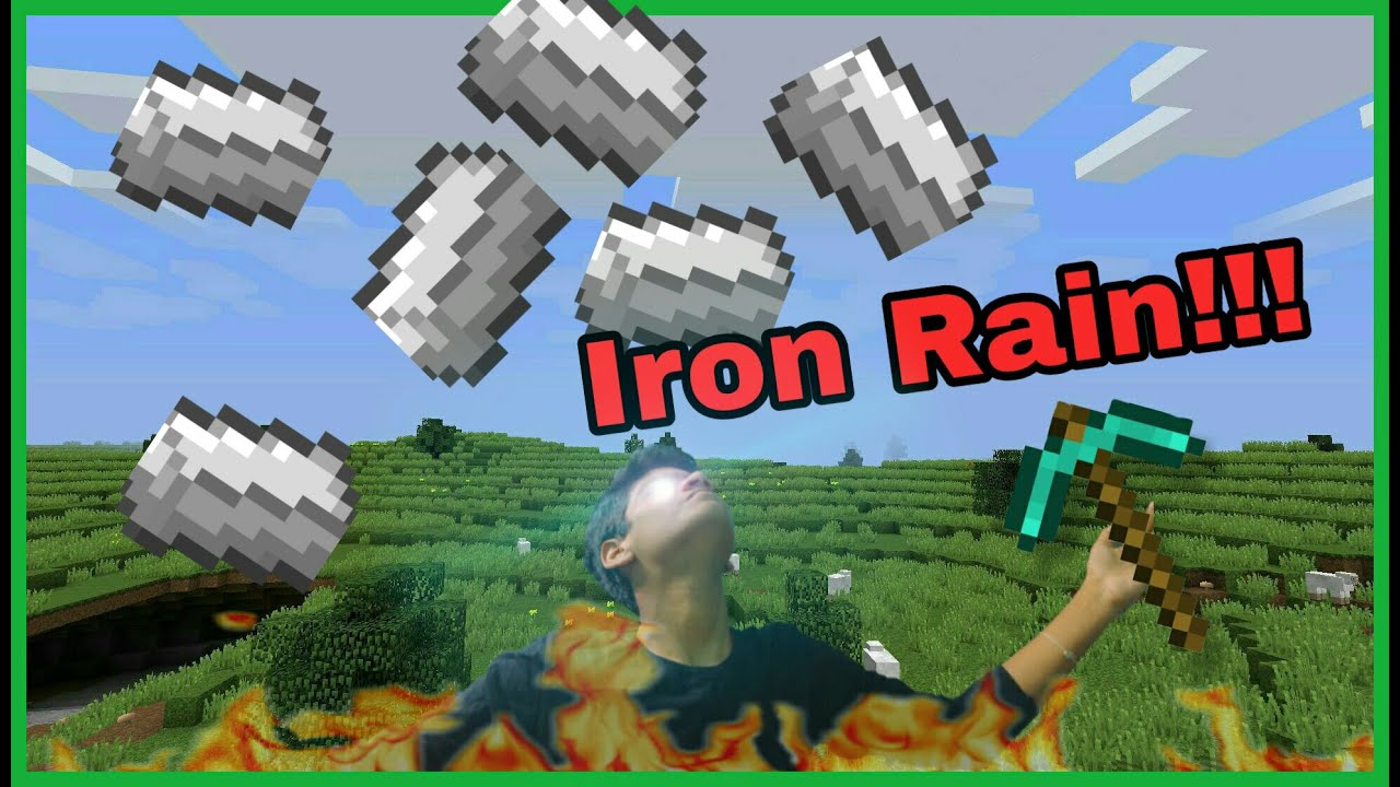 Iron Rain In Minecraft!!! - Minecraft #1 - YouTube