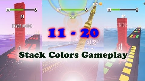 Stack colors level 11 - 20
