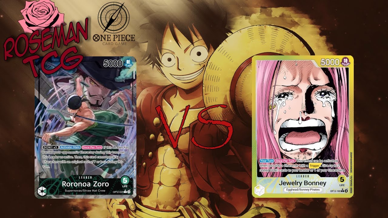 One Piece TCG Green Zoro v Yellow Bonney - Friendly