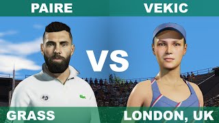 Benoit Paire vs Donna Vekic ATP WTA LIVE Tennis world tour 2