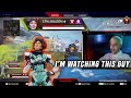 TSM ImperialHal spectated a random player who wiped His squad and NRG team in Apex Legends
