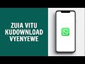 Jinsi Ya Kuzuia Vitu Kudownload Vyenyewe Kwenye WhatsApp Yako 2024