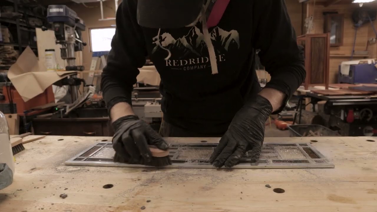 Makore Cabinet Windows | ASMR Shop Sounds