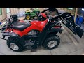 Wild Hare ATV Implement System - Front & Rear Hydraulic Attachments Installed Walk Around