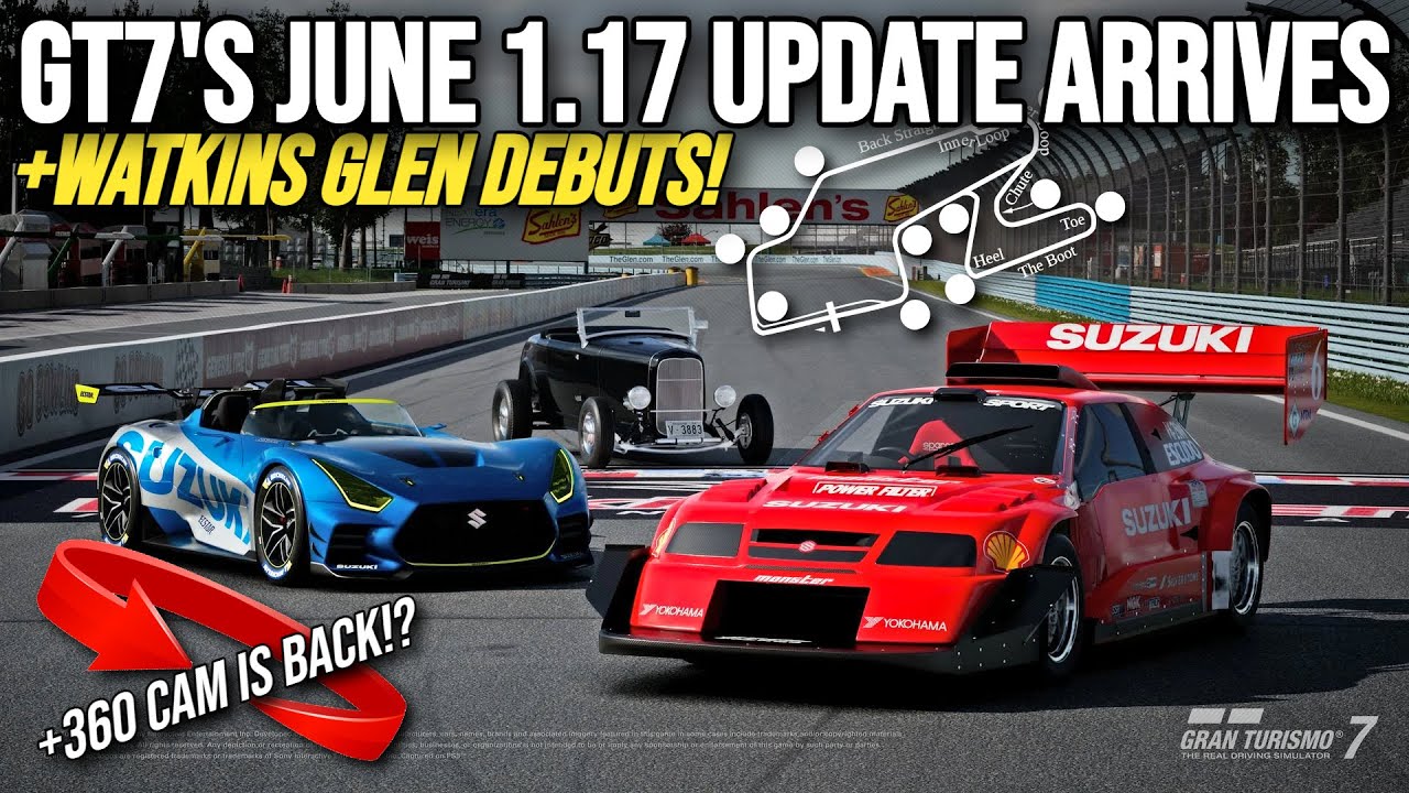 The Gran Turismo 7 June Update: Three New Cars and the Watkins Glen Track!  - NEWS 