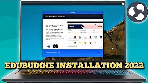 EdUBudgie 22.04 Installation Guide and Preview 2022