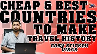 Cheap & Valuable Sticker Visa's to Make Travel History 2023.