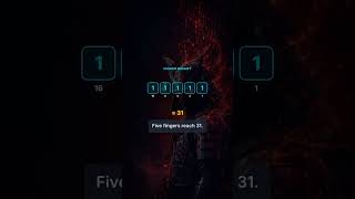 Finger Binary 💡 Learn to code with 300+ cinematic lessons → codesamur.ai #coding #learntocode