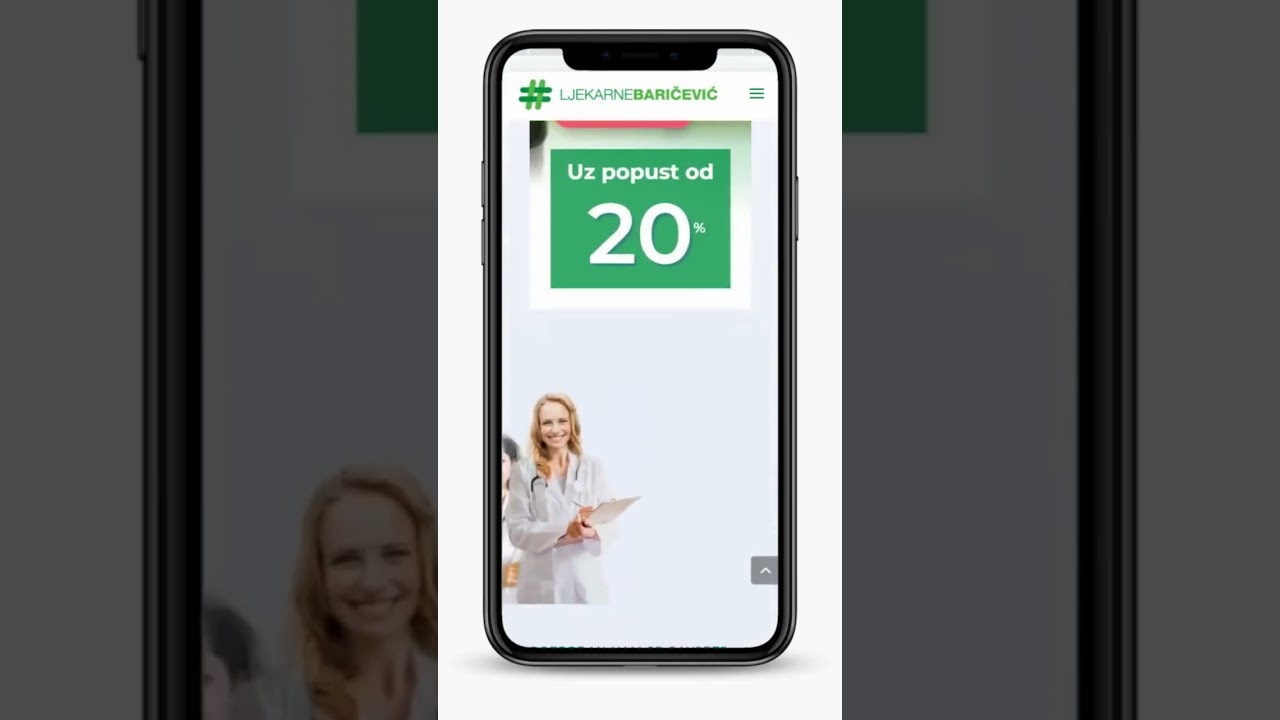 E-COM - Website Design for Pharmacy Baričević